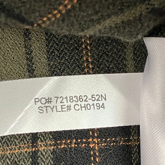 Lacoste Reversible Black Plaid Snap Button Shacket Preppy - Picture 16 of 16